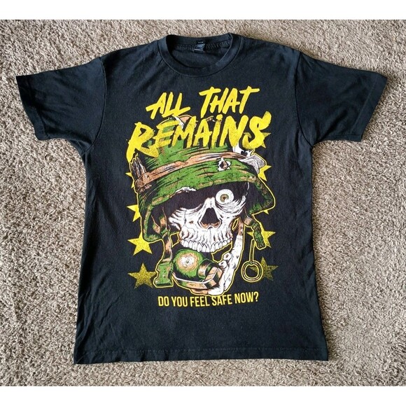All That Remains T-Shirt Men's Medium Black Short Sleeve - Picture 1 of 6
